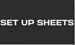 SET UP SHEETS